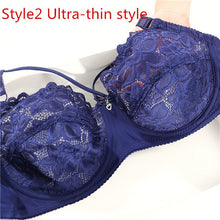 Load image into Gallery viewer, New Lace Fly Bra Female Brassiere Lingerie Plus Size C D Cup Push Up Seamless Comfortable Full Coverage Unlined Bra 2020