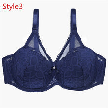 Load image into Gallery viewer, New Lace Fly Bra Female Brassiere Lingerie Plus Size C D Cup Push Up Seamless Comfortable Full Coverage Unlined Bra 2020