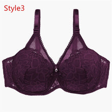 Load image into Gallery viewer, New Lace Fly Bra Female Brassiere Lingerie Plus Size C D Cup Push Up Seamless Comfortable Full Coverage Unlined Bra 2020