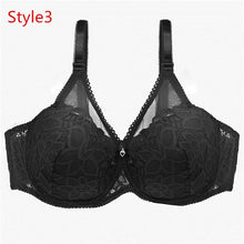 Load image into Gallery viewer, New Lace Fly Bra Female Brassiere Lingerie Plus Size C D Cup Push Up Seamless Comfortable Full Coverage Unlined Bra 2020