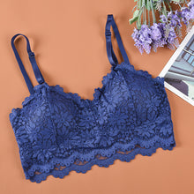 Load image into Gallery viewer, 2020 New Arrival Women Push Up Wireless Ziggy Lace Bra Top Women Plus Size Bralette Lingerie Full Cup Underwear