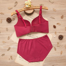 Load image into Gallery viewer, 2020 Ziggy Bra Set for Women One-piece Seamless Bra Wire Free Gathered Adjustment Girl Bra Underwear Set Sexy Push up Set Bras and Panties