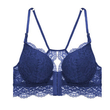 Load image into Gallery viewer, Sexy Women Ziggy Bra Fashion Front Closure Bras Push Up Bra B C Cup Lace Bralette Backless Brassiere
