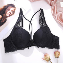 Load image into Gallery viewer, Sexy Women Ziggy Bra Fashion Front Closure Bras Push Up Bra B C Cup Lace Bralette Backless Brassiere