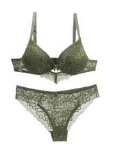 Load image into Gallery viewer, New 2020 Push Up Underwear Set Bra And Thong Set 34 36 38 40 42BCD Cup For Female Lace Drill Bra Set Women Plus Size