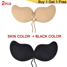 Load image into Gallery viewer, ZIGGY New Invisible Silicone Sticky Bras For Women Adhesive Strapless Push Up Bralette Seamless Backless Fly Bra Sexy Lingerie