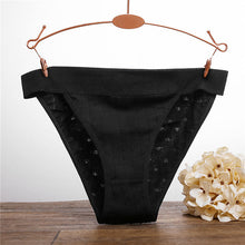 Load image into Gallery viewer, Ziggy Women 100% Cotton Panties Sexy Low Waist Underwear Panties for Female Lingerie Underpants Hollow Heart Embossed Briefs Solid Color