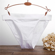 Load image into Gallery viewer, Ziggy Women 100% Cotton Panties Sexy Low Waist Underwear Panties for Female Lingerie Underpants Hollow Heart Embossed Briefs Solid Color