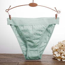 Load image into Gallery viewer, Ziggy Women 100% Cotton Panties Sexy Low Waist Underwear Panties for Female Lingerie Underpants Hollow Heart Embossed Briefs Solid Color