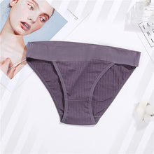 Load image into Gallery viewer, Ziggy Women 100% Cotton Panties Sexy Low Waist Underwear Panties for Female Lingerie Underpants Hollow Heart Embossed Briefs Solid Color