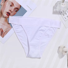 Load image into Gallery viewer, Ziggy Women 100% Cotton Panties Sexy Low Waist Underwear Panties for Female Lingerie Underpants Hollow Heart Embossed Briefs Solid Color