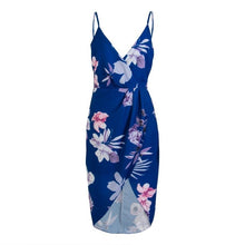 Load image into Gallery viewer, 2020 Women Floral Ziggy Printed Midi Dress Evening Party V Neck Beach Dresses Summer Sundress