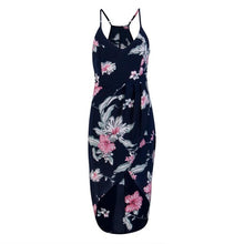 Load image into Gallery viewer, 2020 Women Floral Ziggy Printed Midi Dress Evening Party V Neck Beach Dresses Summer Sundress