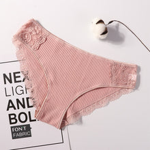 Load image into Gallery viewer, Ziggy Women Fashion Cozy Lingerie Tempting Briefs High Quality Women's Underpant Low Waist Intimates Underwear Sexy Lace Panties
