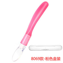 Load image into Gallery viewer, Baby Soft Spoon Ziggy Anti-scalding Spoon Baby Feeding Spoons Complementary Food Feeding Silicone Spoon Baby Feeding Tableware