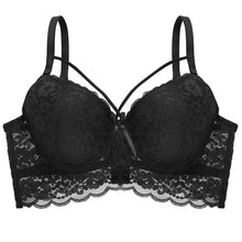 Load image into Gallery viewer, New Lace Fly Bra Female Brassiere Lingerie Plus Size C D Cup Push Up Seamless Comfortable Full Coverage Unlined Bra 2020