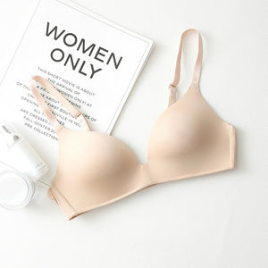 Seamless Bras for Women Push Up Bras No Wire Brassiere A B Cup Underwear Sexy Bra Three Quarters(3/4 Cup) Bra Women Lingerie