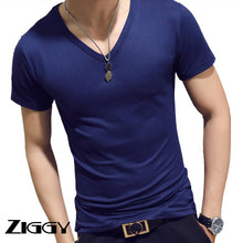 Load image into Gallery viewer, Casual Male Shirt Ziggy Polyester Brand Clothing Tee Tops 5XL
