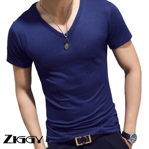 Casual Male Shirt Ziggy Polyester Brand Clothing Tee Tops 5XL