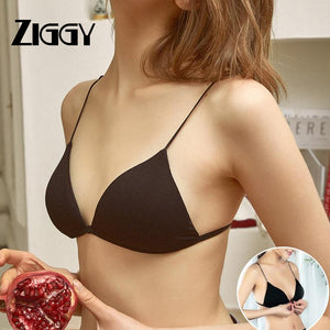 ZIGGY Hot Sexy Lingerie Seamless Front Closure Bra 2020 Wireless Push Up Bras For Women Soutien gorge Backless Comfortable Bralette