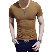 Load image into Gallery viewer, Casual Male Shirt Ziggy Polyester Brand Clothing Tee Tops 5XL
