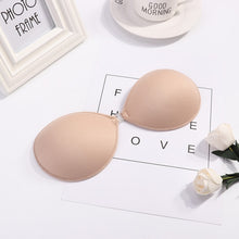 Load image into Gallery viewer, Invisible Push Up Bra Self-Adhesive Silicone Bust Front Closure sticky bra 2020
