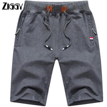 Load image into Gallery viewer, Cotton Shorts 100% COTTON Men Fashion Ziggy Boardshorts Breathable Male Casual Shorts
