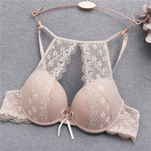 Sexy Push Up Bra Lingerie Femme Transparent Seamless Wireless Bra Intimates Lace Bralette New Brassiere Crop Top Bras For Women