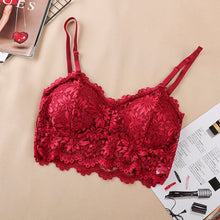 Load image into Gallery viewer, 2020 New Arrival Women Push Up Wireless Ziggy Lace Bra Top Women Plus Size Bralette Lingerie Full Cup Underwear
