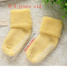 Load image into Gallery viewer, Newborn Baby Socks Spring Summer Baby Boy Girl Ziggy Polyester/Cotton Socks Sokken Infant Toddler Kids Anti Slip Floor Socks neonato
