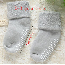 Load image into Gallery viewer, Newborn Baby Socks Spring Summer Baby Boy Girl Ziggy Polyester/Cotton Socks Sokken Infant Toddler Kids Anti Slip Floor Socks neonato
