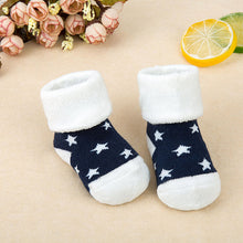 Load image into Gallery viewer, Newborn Baby Socks Spring Summer Baby Boy Girl Ziggy Polyester/Cotton Socks Sokken Infant Toddler Kids Anti Slip Floor Socks neonato
