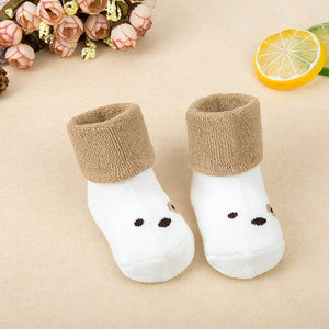 Newborn Baby Socks Spring Summer Baby Boy Girl Ziggy Polyester/Cotton Socks Sokken Infant Toddler Kids Anti Slip Floor Socks neonato