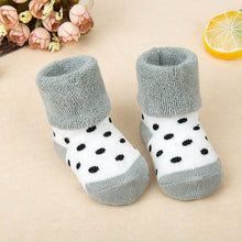 Load image into Gallery viewer, Newborn Baby Socks Spring Summer Baby Boy Girl Ziggy Polyester/Cotton Socks Sokken Infant Toddler Kids Anti Slip Floor Socks neonato
