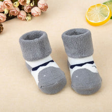 Load image into Gallery viewer, Newborn Baby Socks Spring Summer Baby Boy Girl Ziggy Polyester/Cotton Socks Sokken Infant Toddler Kids Anti Slip Floor Socks neonato
