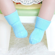 Load image into Gallery viewer, Newborn Baby Socks Spring Summer Baby Boy Girl Ziggy Polyester/Cotton Socks Sokken Infant Toddler Kids Anti Slip Floor Socks neonato
