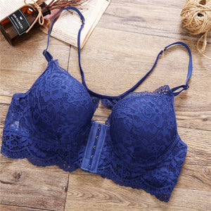 Ziggy Lace Bra Beauty Back Push Up Bralette Brassiere 2020 Sexy Underwire Bra For Women Underwear Solid Color Female Lingerie