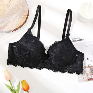 Ziggy Lace Bra Beauty Back Push Up Bralette Brassiere 2020 Sexy Underwire Bra For Women Underwear Solid Color Female Lingerie