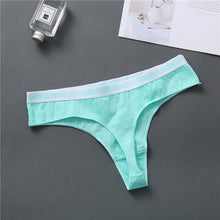 Load image into Gallery viewer, Sexy Women G-String Women Underwear Underpants Female Lingerie Briefs Ladies Thong Ziggy Cotton Panties Fashion Letter  Panties M-XL
