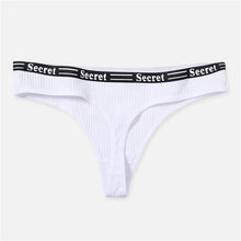 Load image into Gallery viewer, Sexy Women G-String Women Underwear Underpants Female Lingerie Briefs Ladies Thong Ziggy Cotton Panties Fashion Letter  Panties M-XL
