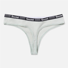 Load image into Gallery viewer, Sexy Women G-String Women Underwear Underpants Female Lingerie Briefs Ladies Thong Ziggy Cotton Panties Fashion Letter  Panties M-XL
