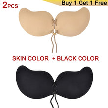 Load image into Gallery viewer, ZIGGY New Invisible Silicone Sticky Bras For Women Adhesive Strapless Push Up Bralette Seamless Backless Fly Bra Sexy Lingerie
