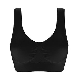 Fashion New 2020 Double Layer Large Size Ziggy Seamless Rimless Vest Style No Trace Sports Bra