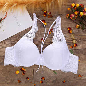 Sexy Push Up Bra Lingerie Femme Transparent Seamless Wireless Bra Intimates Lace Bralette New Brassiere Crop Top Bras For Women