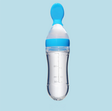 Load image into Gallery viewer, Newborn Baby Training Rice Spoon Infant Cereal Food Supplement.Squeezing Feeding Bottle Silicone
