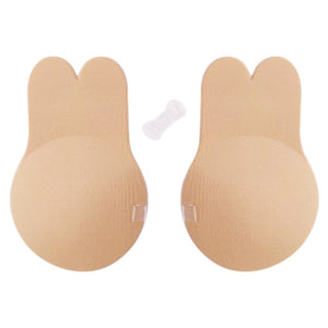 Ziggy  Nipple Cover Reusable Breast Pasties Silicone Invisible Lingerie Push Up Bra Rabbit Strapless Adhesive Bra Sticker Self Adhesive