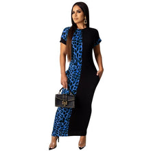 Load image into Gallery viewer, 2020 Ziggy summer women Fashion Leopard Print bodycon long Maxi Ziggy sexy dress club party dresses vestidos plus size
