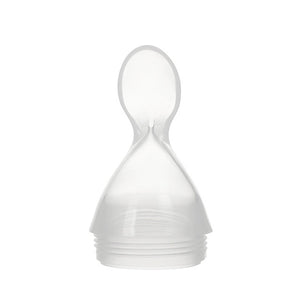 90ML Safe Newborn babys Milk Bottle Training Feeder Food Supplement Feeding Bottle Ziggy Toddler Silicone Squeeze Feeding Spoon