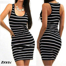 Load image into Gallery viewer, New Summer Ziggy O-Neck Tee Shirt 2020 Ladies Long Tops Dress
