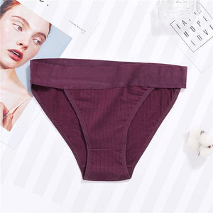 Ziggy Women 100% Cotton Panties Sexy Low Waist Underwear Panties for Female Lingerie Underpants Hollow Heart Embossed Briefs Solid Color